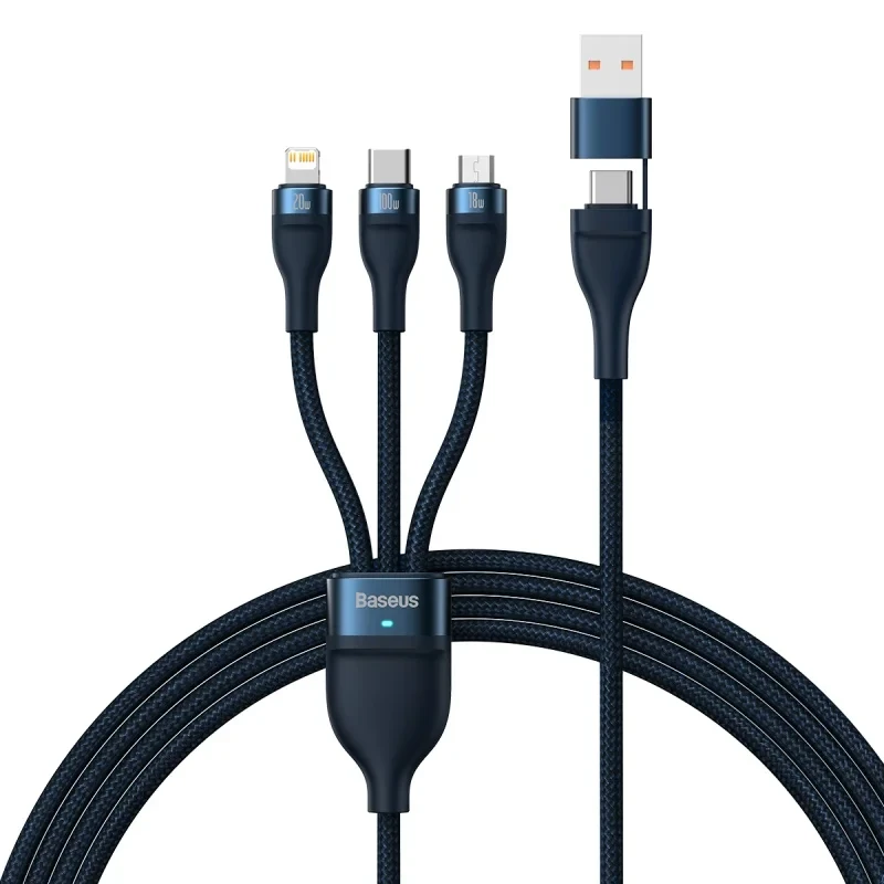 Baseus Two-for-three Fast Charging Flash Series 100W Data Cable