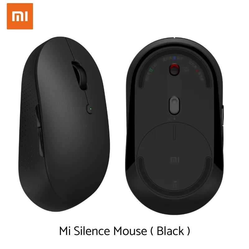 Xiaomi Mi Dual Mode Wireless Mouse Silent Edition Bluetooth 2.4 GHz Connect 1300 DPI