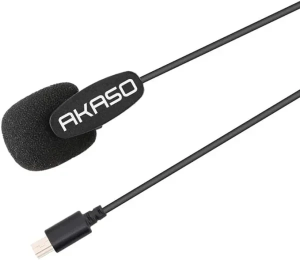 AKASO External Microphone EK7000/ EK7000 Pro/Brave 4/Brave 7 LE/Brave 4 Pro/ V50X/ V50 Elite Action Camera