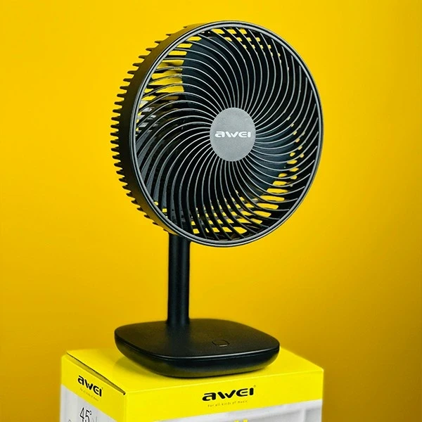 Awei F23 Mini Portable USB Rechargeable Desk Fan(4000mAh)