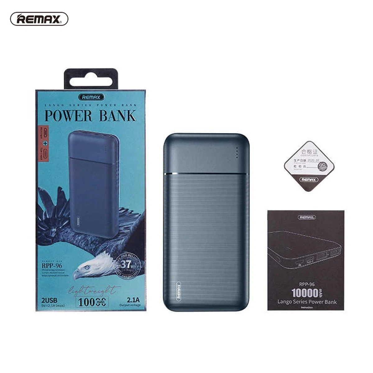 Remax RPP-96 10000mAh Lango Series Power Bank