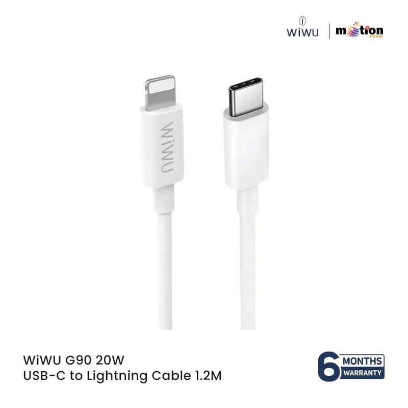 WIWU G90 20W Fast Charging USB-C To Lightning Cable 1.2m