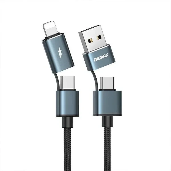 Remax RC-020T Aurora Series Data Strongly Resistant 4 In 1 Data Cable