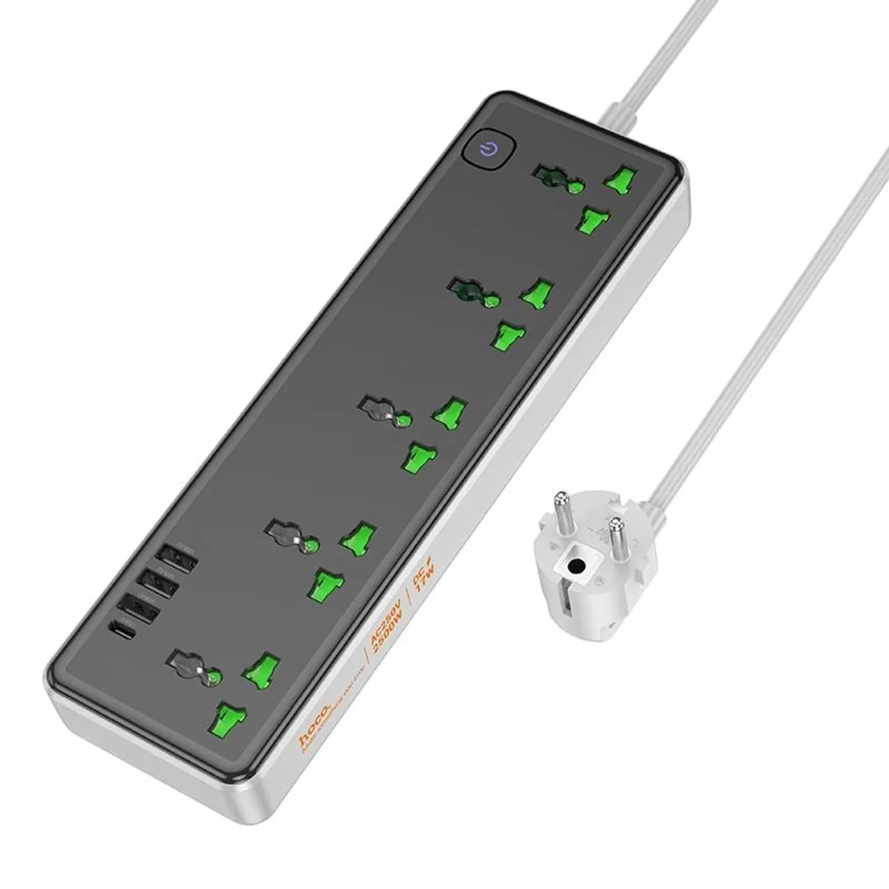 Hoco AC13A Talento 5-Position Socket (1C3A) (EU)