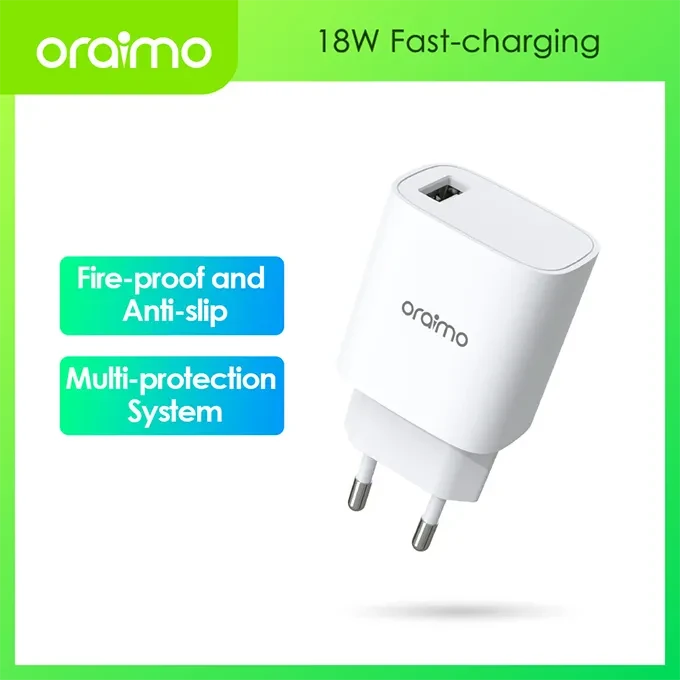 Oraimo OCW-E97S+C53 Cannon 2 Pro 18W Fast Charger