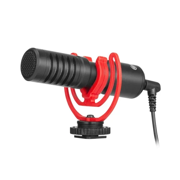 Boya BY-MM1+ Super-cardioid Condenser Shotgun Microphone For Vlogging, Live Streaming, Audio Recording