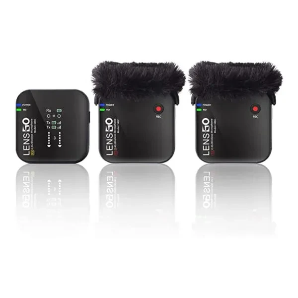 Lensgo 348C 2.4Ghz Wireless Lavalier Microphone
