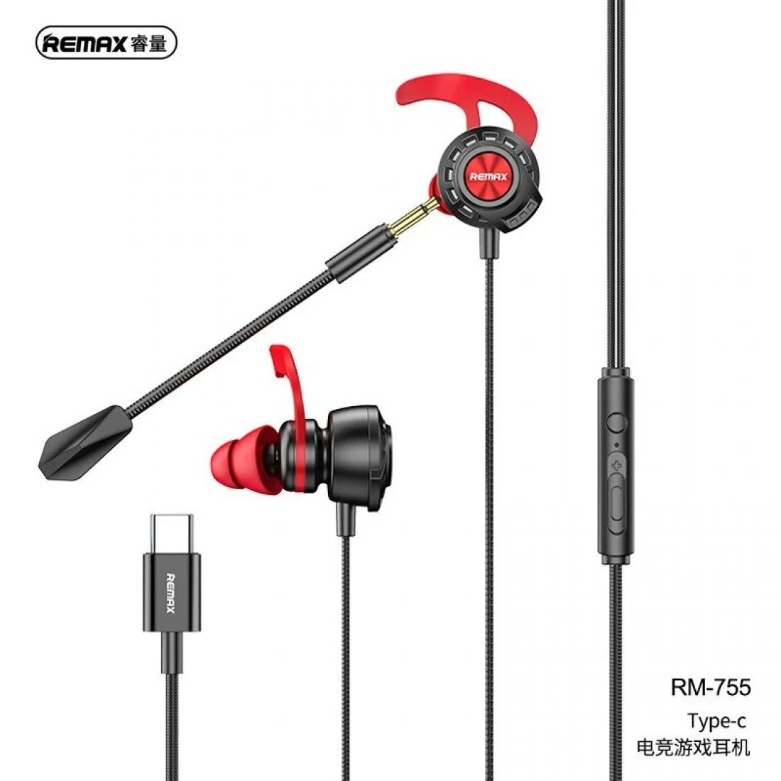Remax RM-750 iPhone Lightning Gaming Earphone