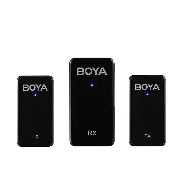 Boya BY-WMic5-M2 Ultracompact 2.4GHz Dual-Channel Wireless Microphone System