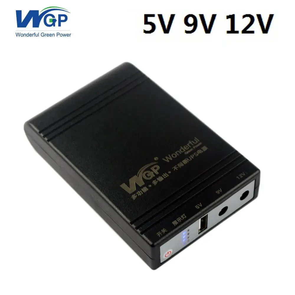 WGP Mini UPS Router + ONU Backup Up To 8 Hours (5V, 9V, 12V Output)