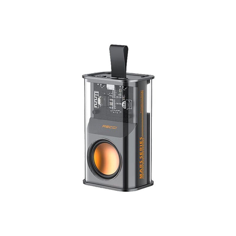 Recci RSK-W30 Transparent Wireless Speaker With RGB Light