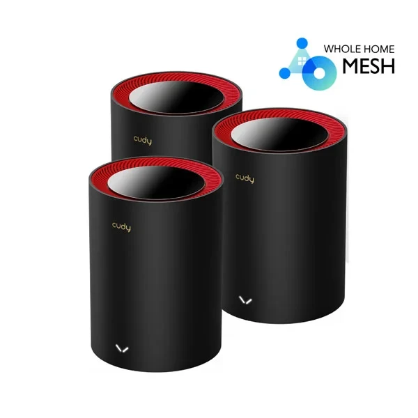 Cudy M3000 3-Pack AX3000 2.5G Dual Band Wi-Fi 6 Mesh System Router